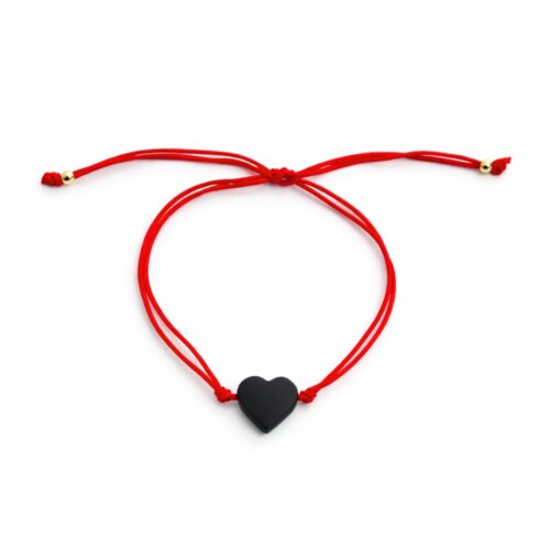 Red string heart bracelet – protection and love jewelry for women