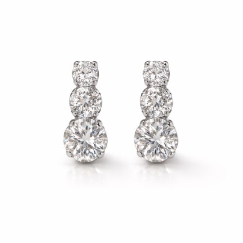diamond drop earrings elegant sparkling jewelry for women