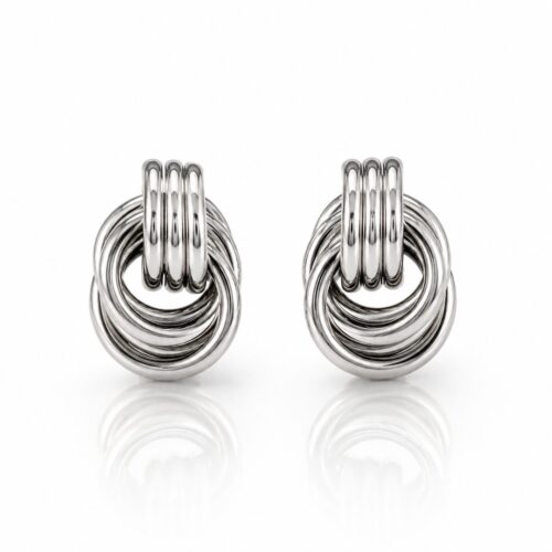 Silver Elegant Earrings– Modern Statement Jewelry for Women