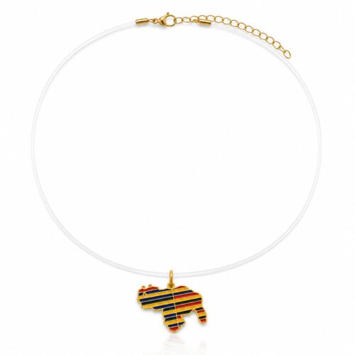 Venezuela Map Necklace