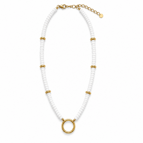 White Pukka Necklace