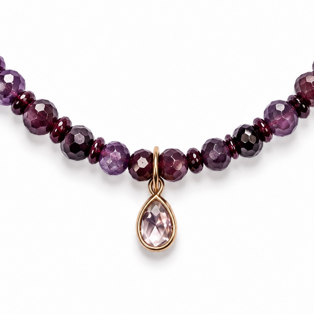 Opal Beaded Necklace - Image 4
