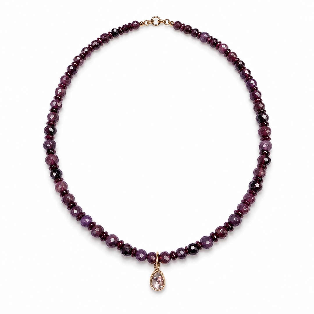 Opal Beaded Necklace